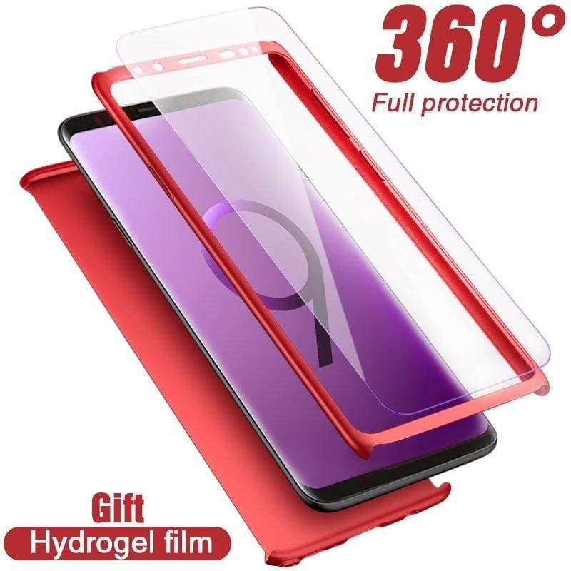 360 Degree Full Cover Luxury Phone Case For Samsung Galaxy - Fitted Cases