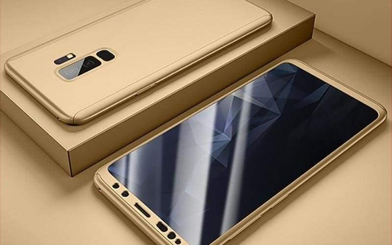360 Degree Full Cover Luxury Phone Case For Samsung Galaxy - Galaxy S9 / Gold - Fitted Cases