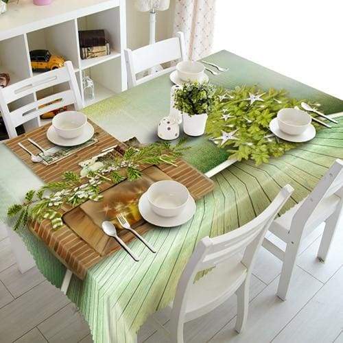 3D Christmas Tablecloth Just For You - D / 140 X 180cm - Tablecloths