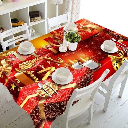3D Christmas Tablecloth Just For You - I / 90 X 150cm - Tablecloths