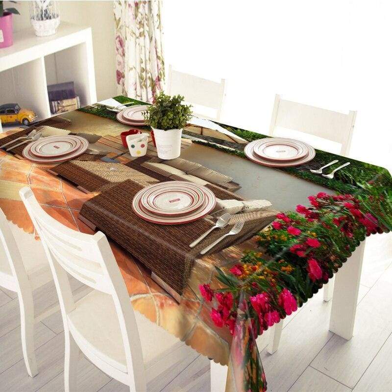 3D Christmas Tablecloth Just For You - Tablecloths