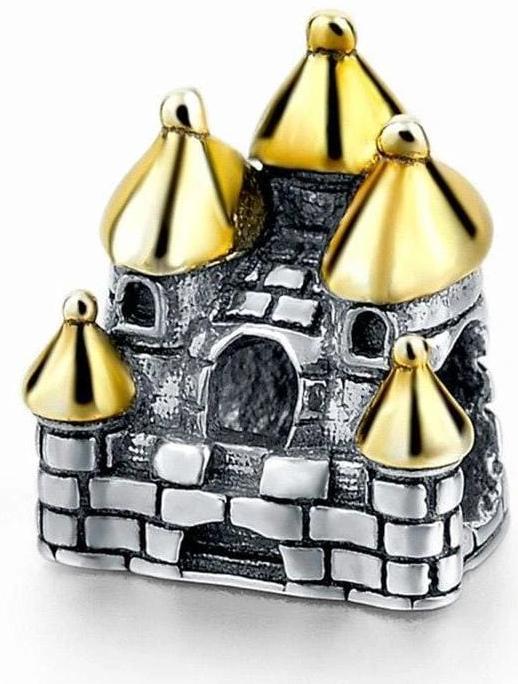 925 Sterling Silver Charms Beads - Dream Castle Charm - Beads