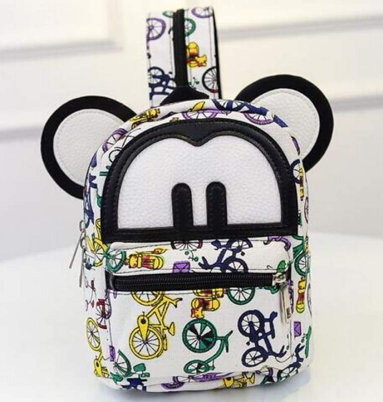 Adorable Minnie Backpack For Girls - Canvas Mickey 3 - Backpacks