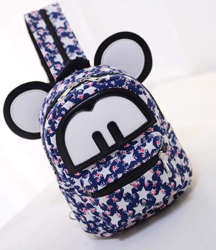 Adorable Minnie Backpack For Girls - Canvas Mickey 6 - Backpacks