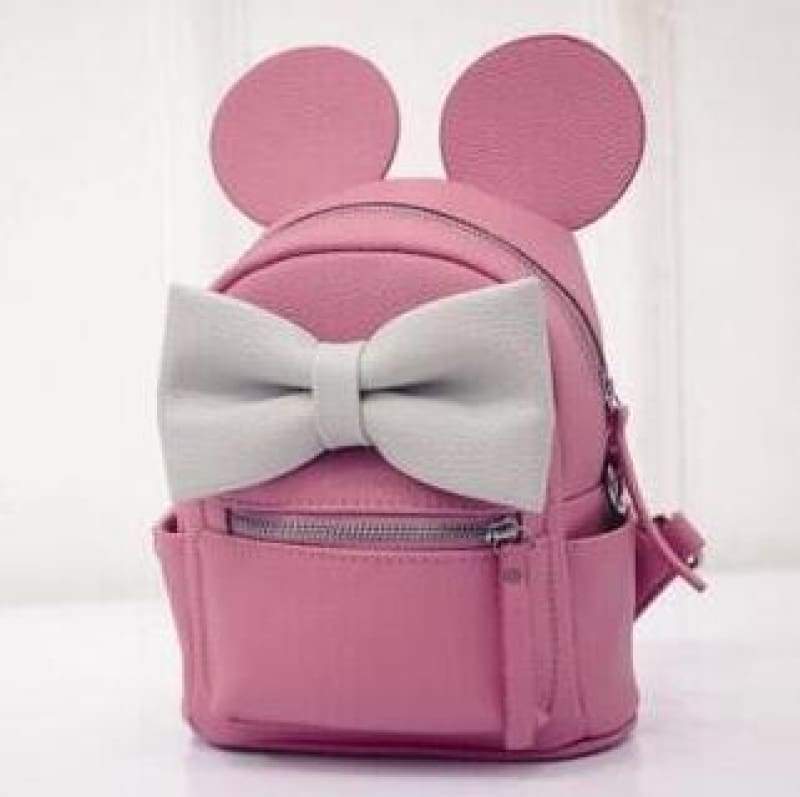 Adorable Minnie Backpack For Girls - purple red - Backpacks