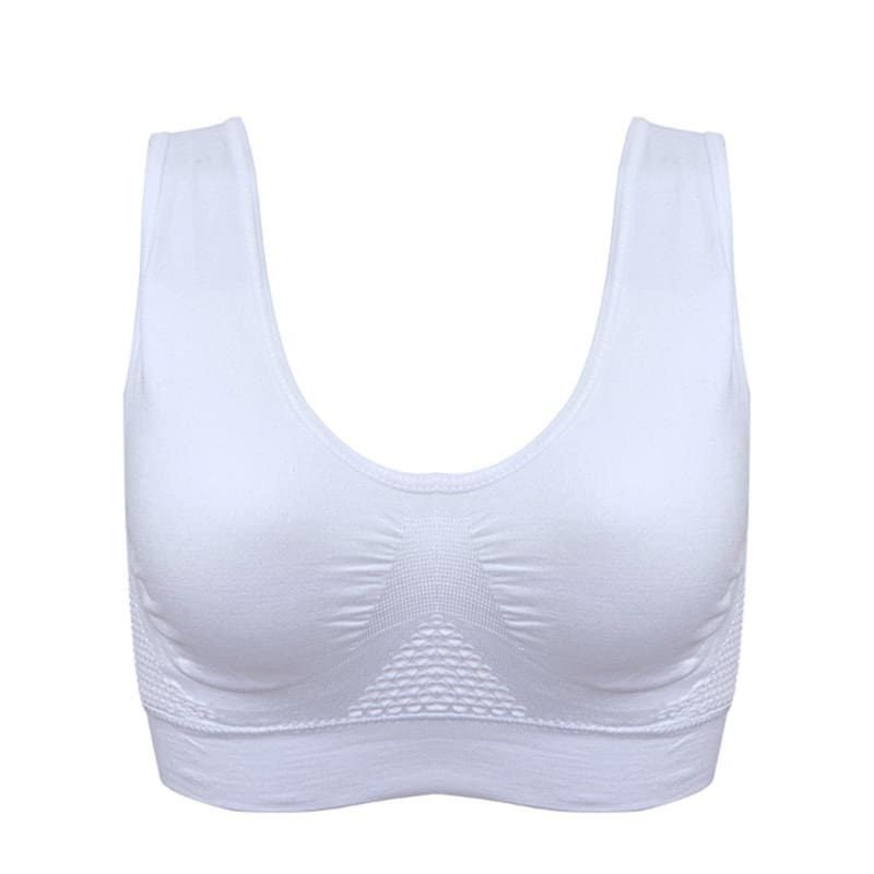 Air Permeable Cooling Bra - White / 2XL - Sports Bras