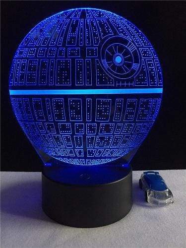 Amazing 3D lamp Just For You - Death Star / Touch 7 Colors - LED Night Lights