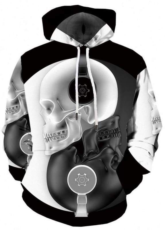 Amazing Skull Hoodies Mens & Women - 3d hoodies 02 / S - Hoodies & Sweatshirts