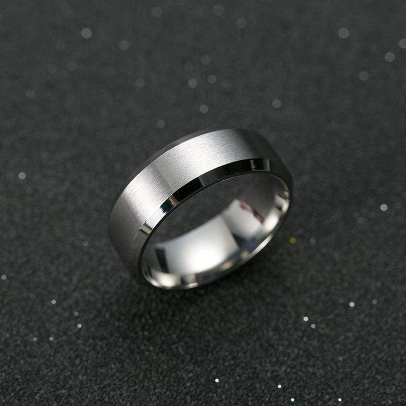 Amazing Titanium Black Ring - Rings