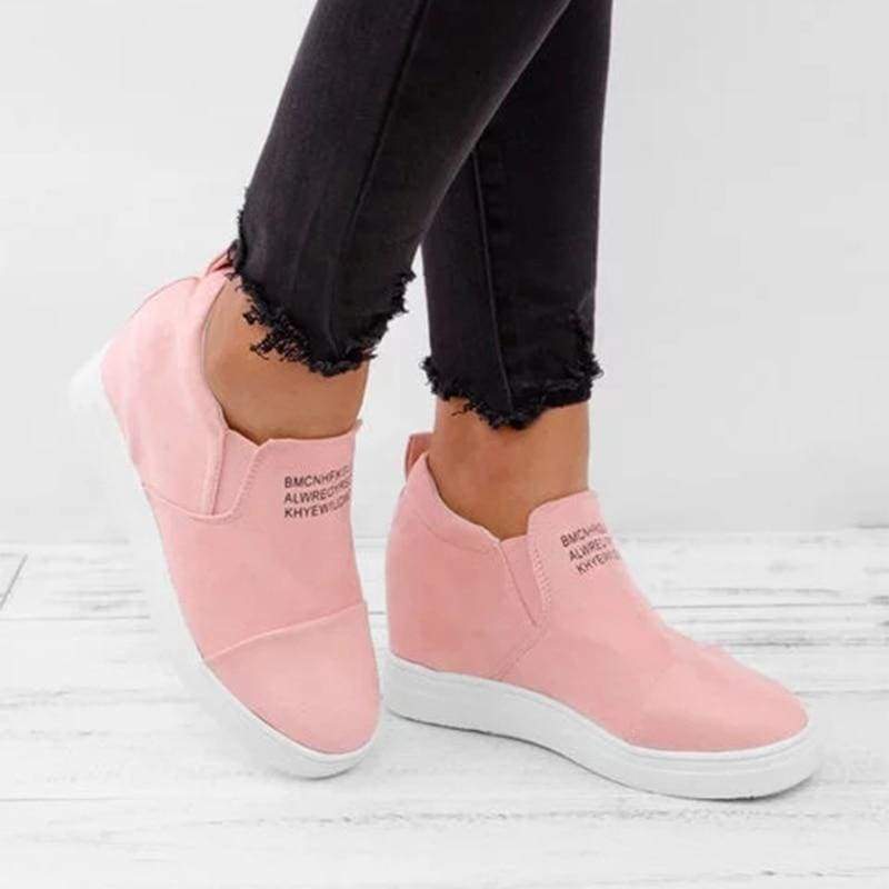 Ankle Short Suede Boots - pink / 5 - Ankle Boots
