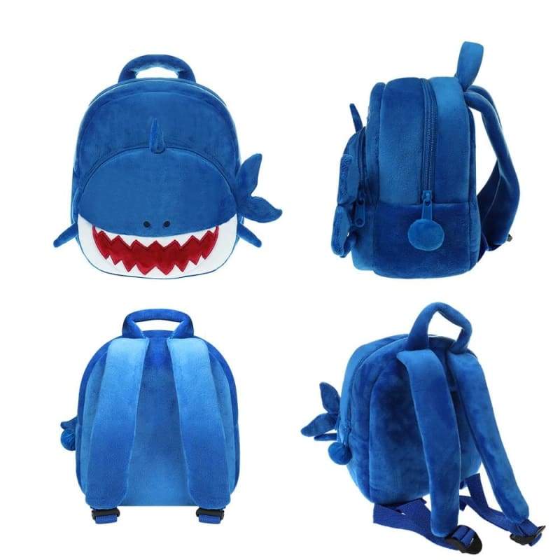 Baby Shark Backpack For Toddler - Plush Backpacks