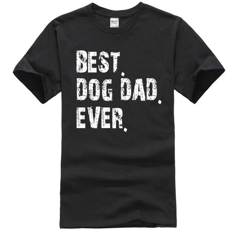 Best Dad Ever Dog T-shirt - Black / S - T-Shirts