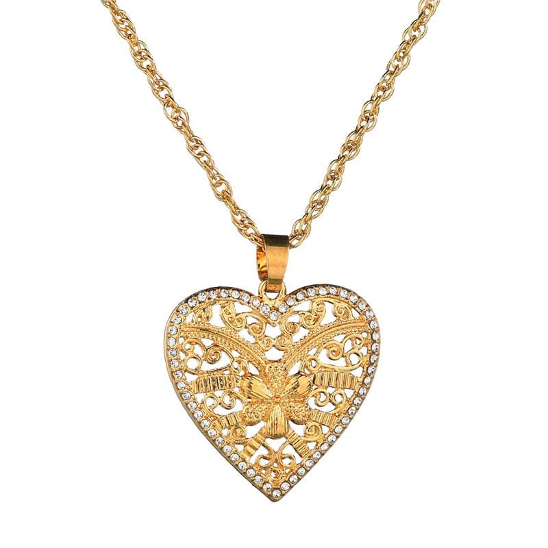Big Heart Pendant Necklace - Pendant Necklaces