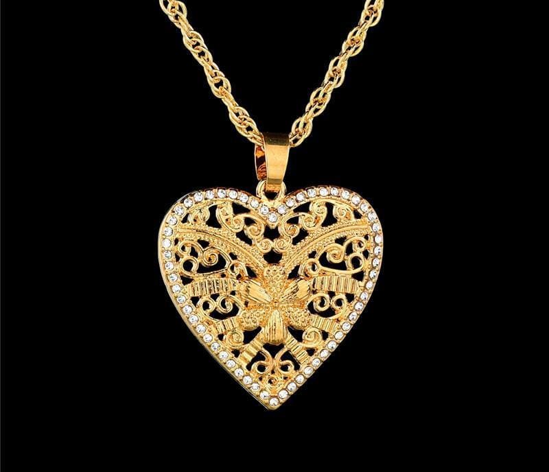 Big Heart Pendant Necklace - Pendant Necklaces