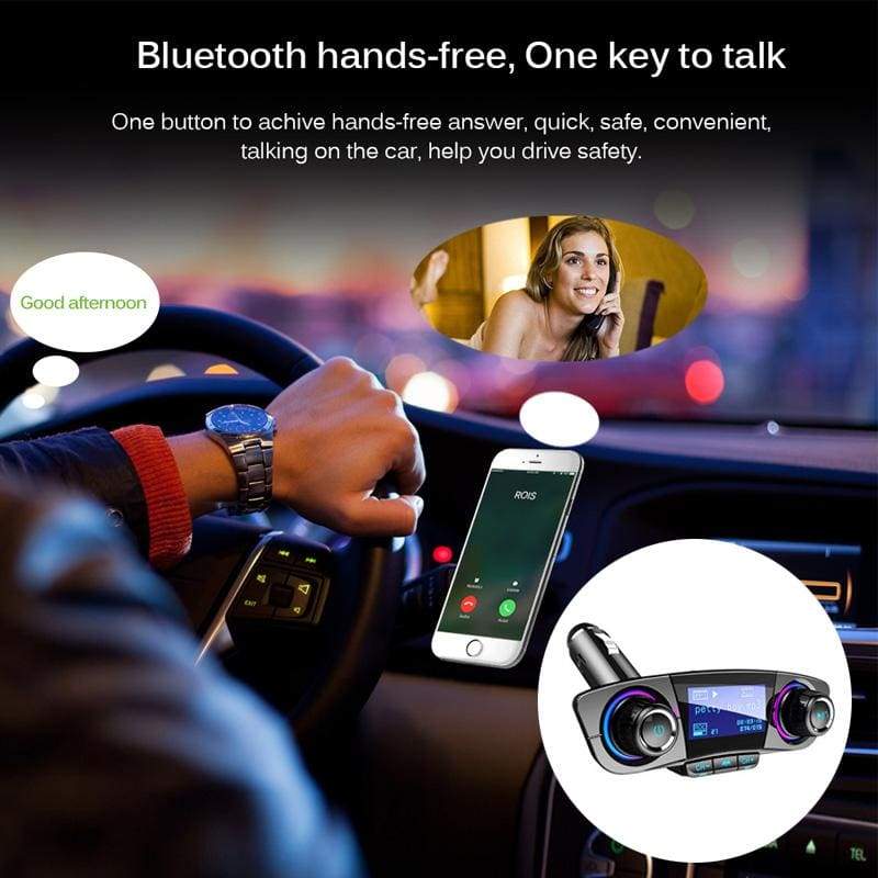 Bluetooth MP3 Player USB Car Phone Charger - FM Transmitters