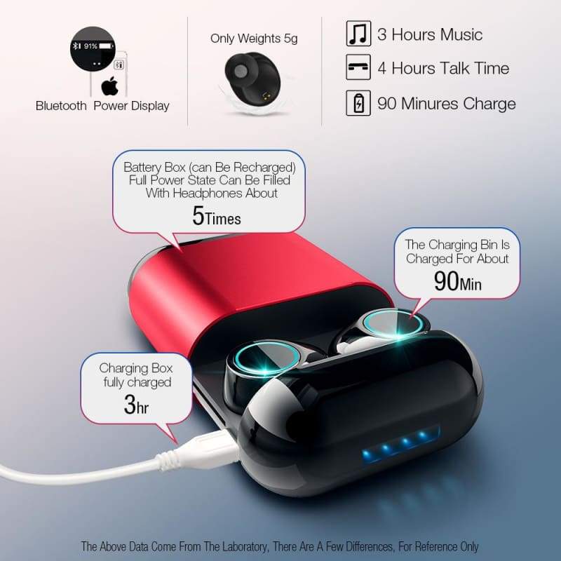 Bluetooth TWS Earbuds Wireless Earphones - Smart Watches1