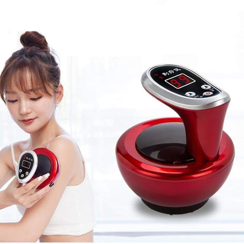 Body Massager Slimming Electric Cupping Stimulate - Type 3 Red - Massager1
