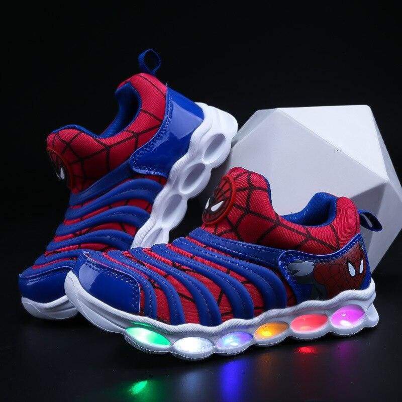 Boys and Girls Cartoon LED Sneaker Shoes High Quality Kids Led Shoes With Lights Sneaker Spring Autumn Children Toddler Baby Shoes