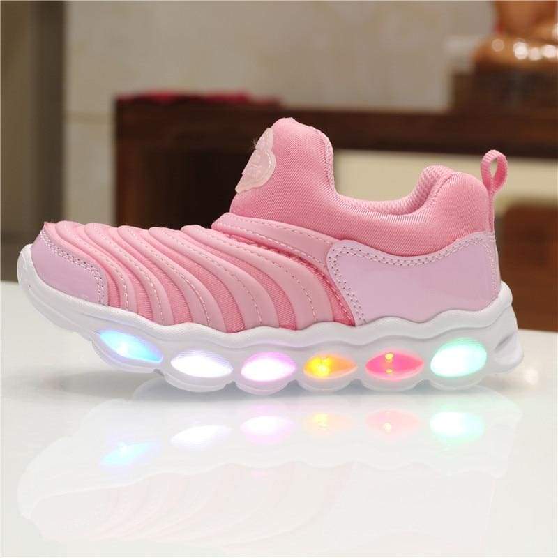 Boys and Girls Cartoon LED Sneaker Shoes High Quality Kids Led Shoes With Lights Sneaker Spring Autumn Children Toddler Baby Shoes