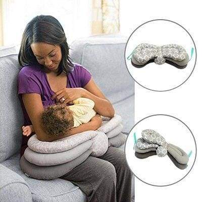 Breastfeeding Baby Support Pillow - Gray - Breastfeeding Baby Support Pillow