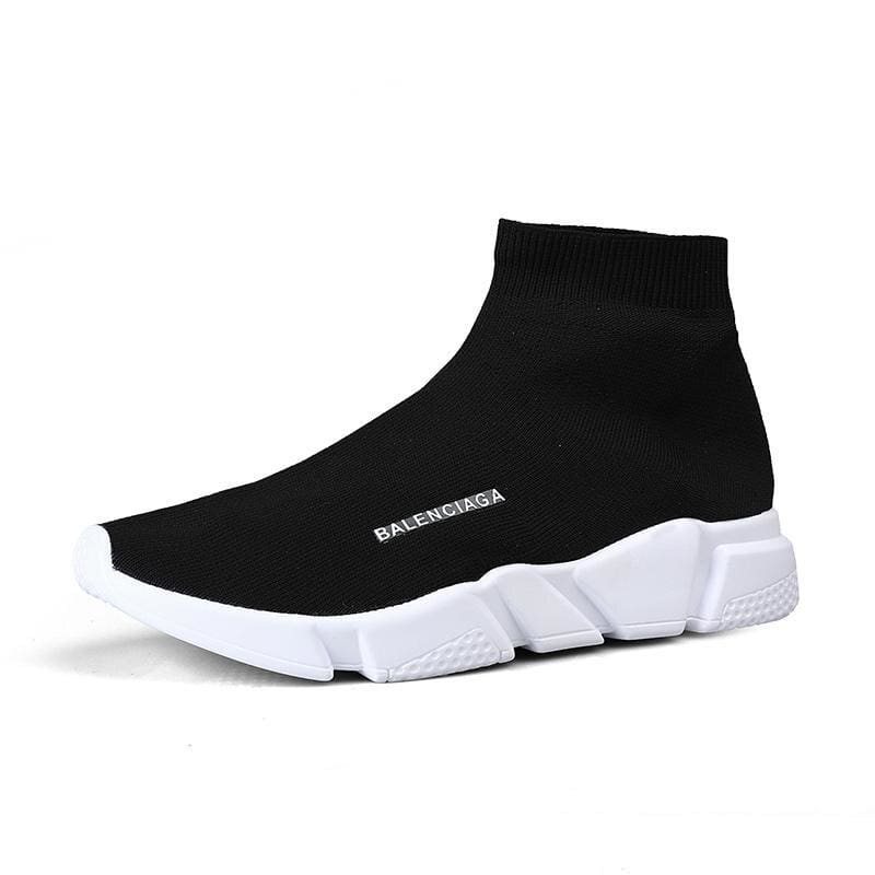 Breathable Mesh Couple Shoes Women and Men - Black white 927-1 / 37 - Shoes Sneakers