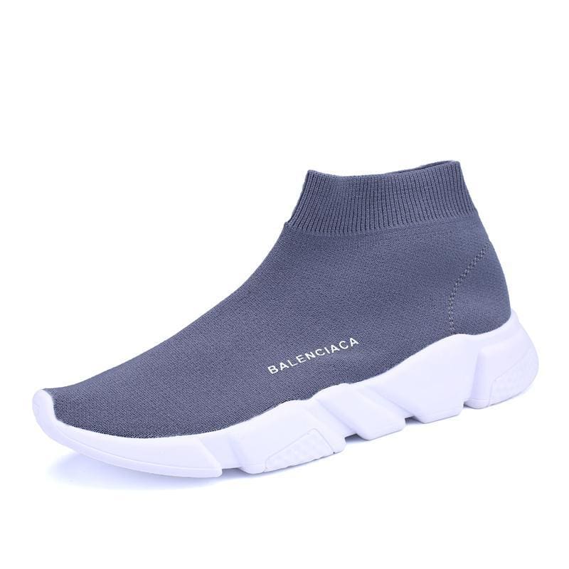 Breathable Mesh Couple Shoes Women and Men - Gray 8520 / 35 - Shoes Sneakers