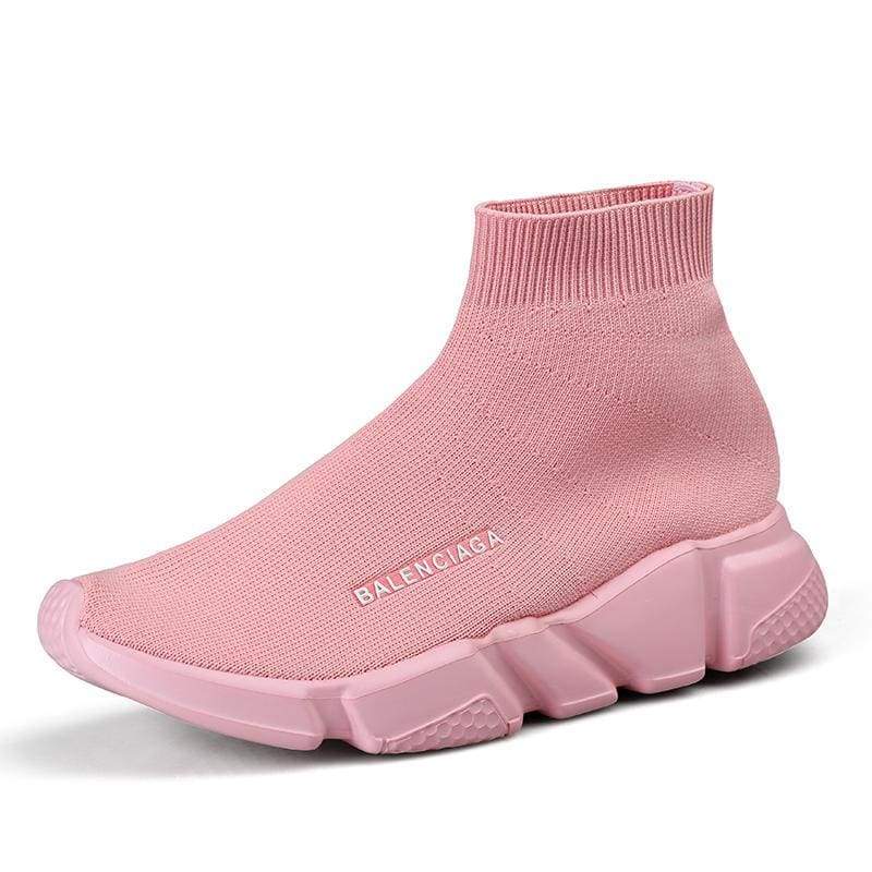 Breathable Mesh Couple Shoes Women and Men - Pink / 35 - Shoes Sneakers