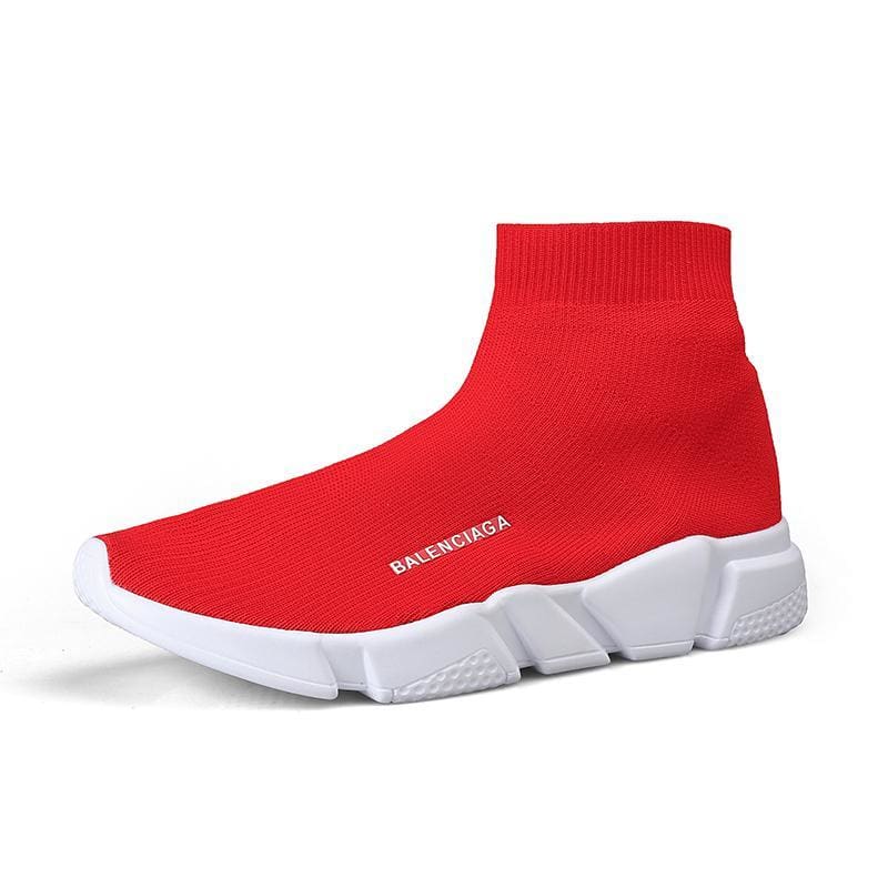 Breathable Mesh Couple Shoes Women and Men - Red 927-1 / 35 - Shoes Sneakers