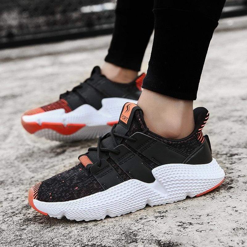 Breathable Shoes For Men and Women - 001-Black Red / 13 - Mens Casual Shoes