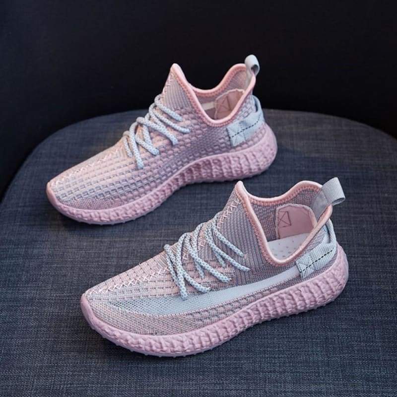 Breathable Shoes For Men and Women Just For You - Pink / 4 - Boost Shoes