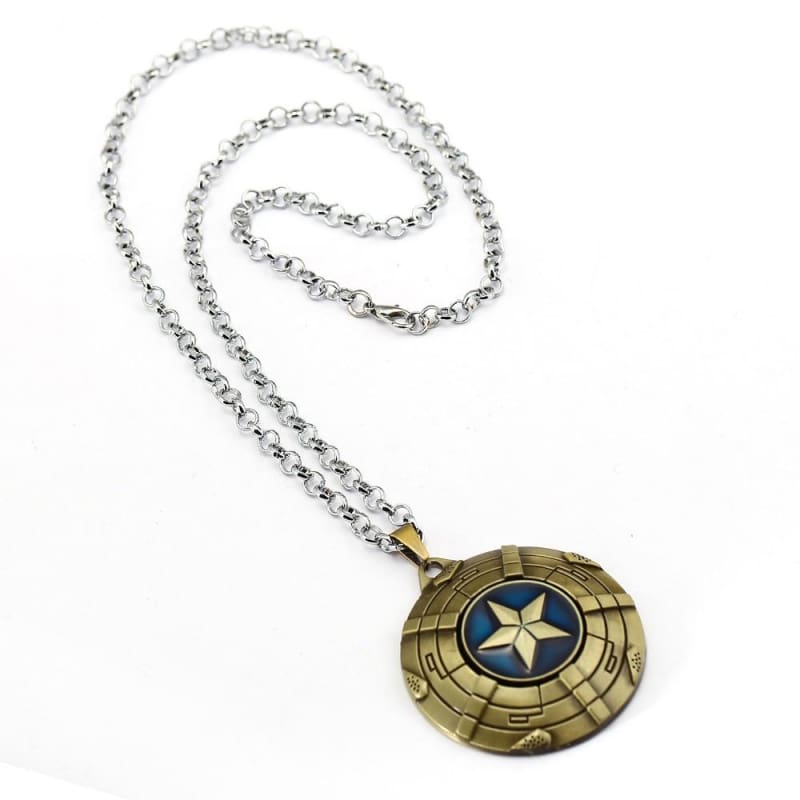 Captain America Necklace - Pendant Necklaces