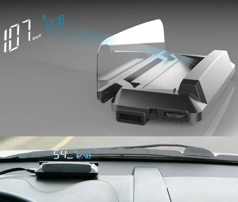 Car Head Up Display Just For You - White Swith Cable - Car Accessories