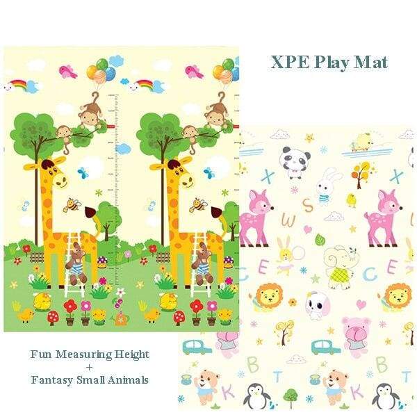 Carpet Children Anti-skid Game Mat - Giraffe and Animals / 180X200CM 70X78IN - Children Mat