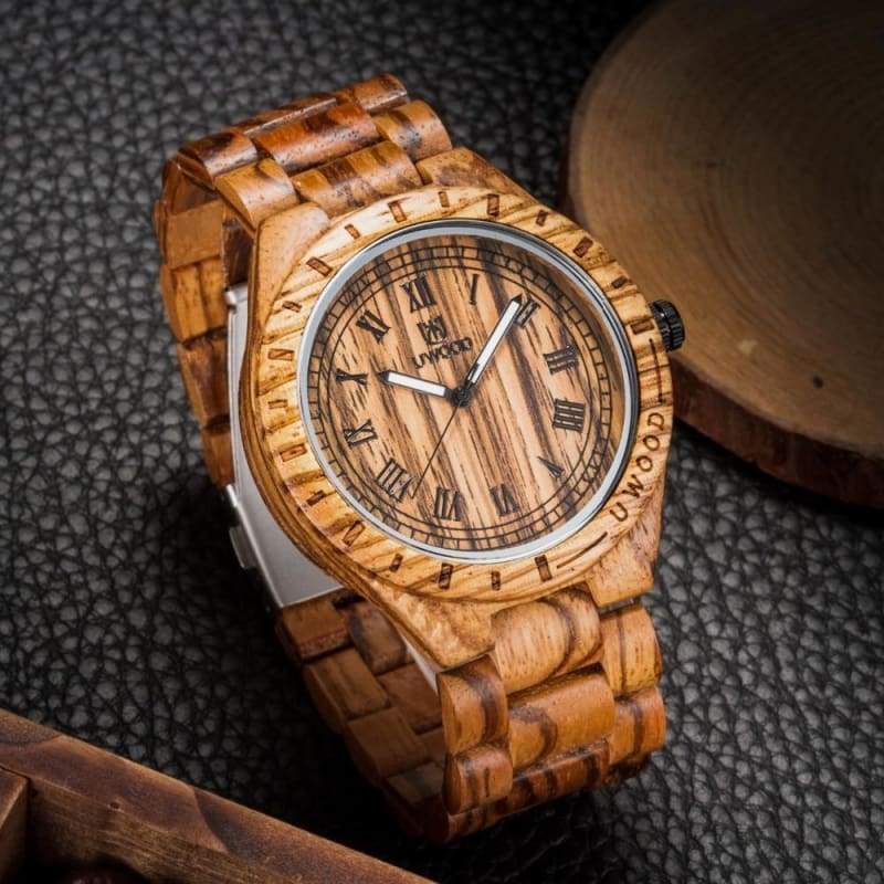 Casual Bamboo Wood Watch - Quartz Watches