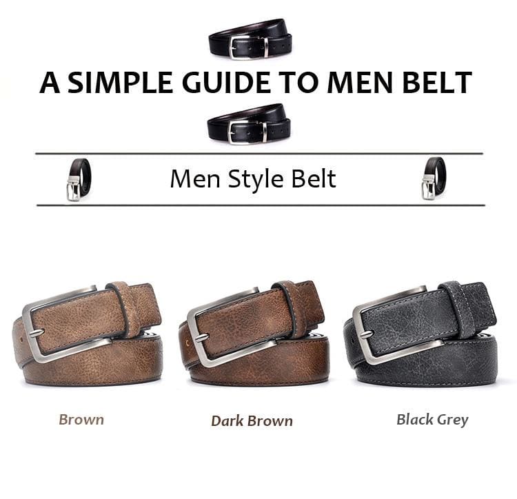 Casual Men Leather Belt - Mens Belts