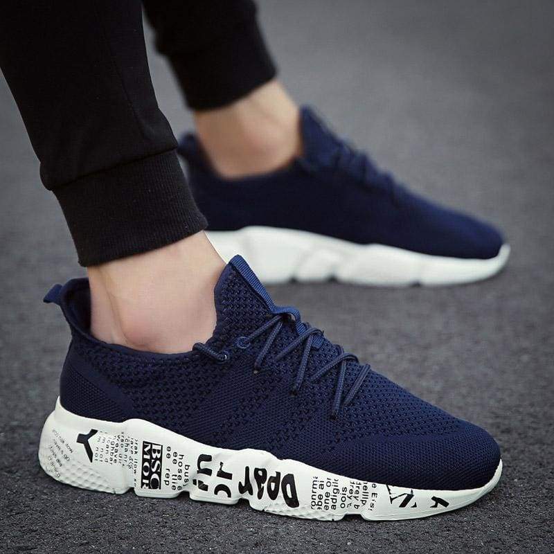 Casual Shoes Breathable Fashion Sneakers - Blue / 10 - Mens Casual Shoes