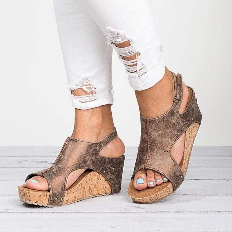 Casual Wedges Shoes Just For You - High Heels
