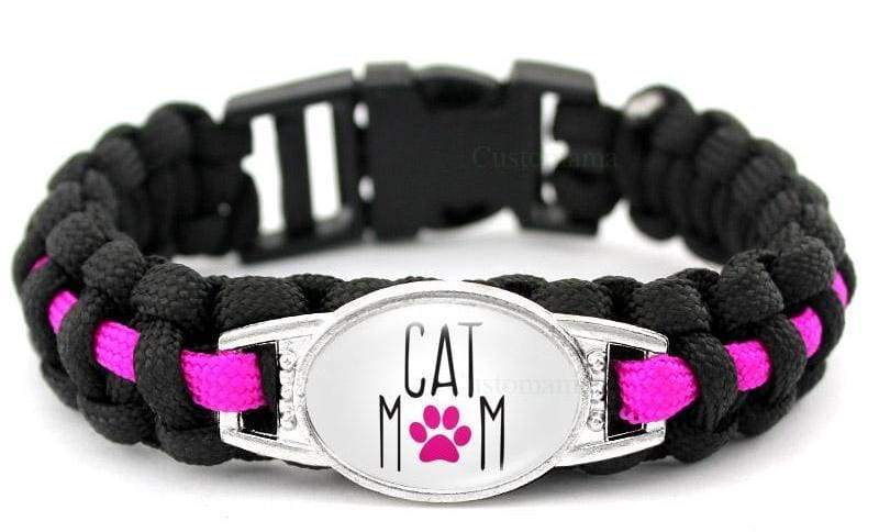 Cats & Dogs Paracord Charm Bracelets - D8217 - Charm Bracelets