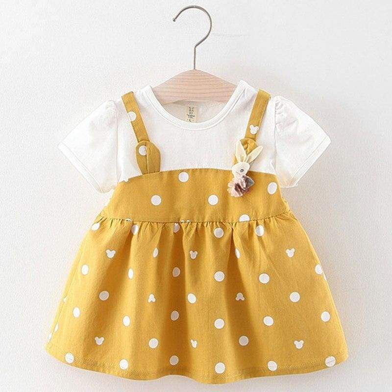 Christmas Baby Dress - AX1043 -yellow / 18M - Dresses