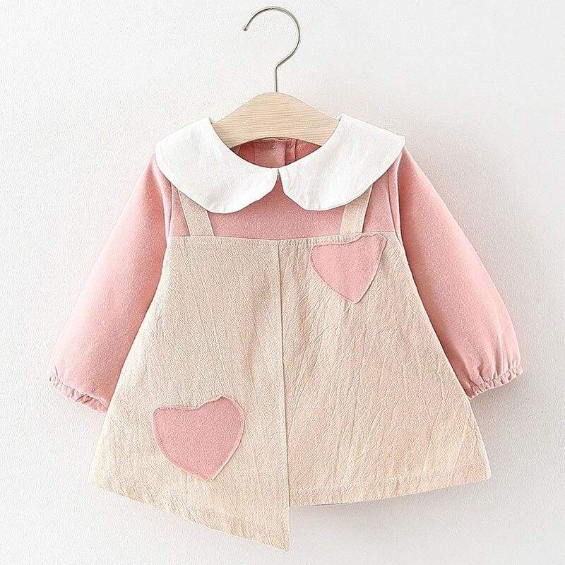 Christmas Baby Dress - AZ2150 Pink / 12M - Dresses