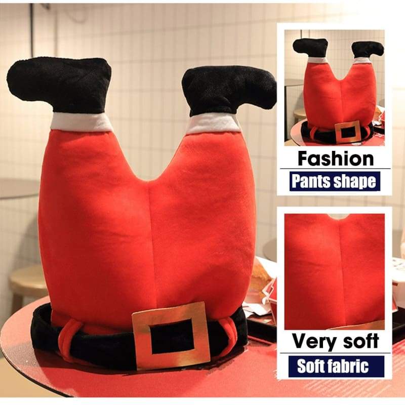 Christmas Santa Claus Hat Electric Moving Pants Just For You - Christmas Decoration