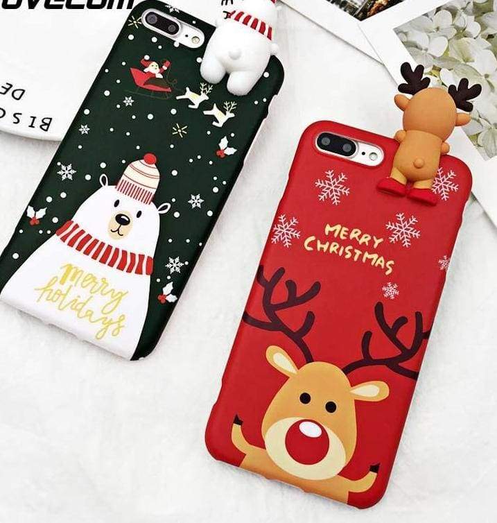 Christmas Snowman Phone Case - Fitted Cases