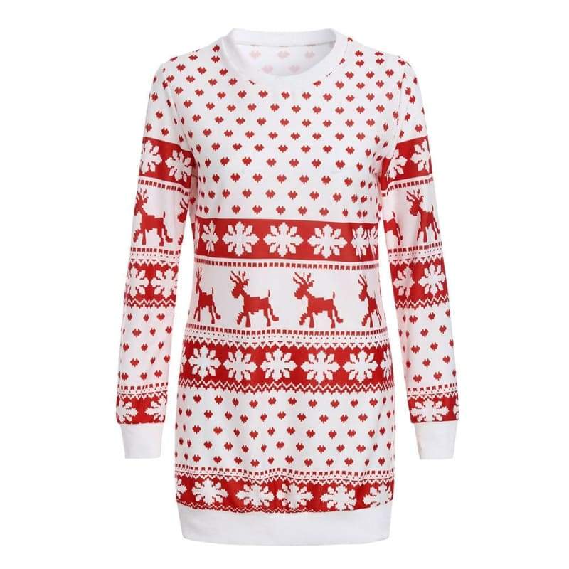 Christmas Winter Ladies Warm Brief Sweaters - Christmas Dresses