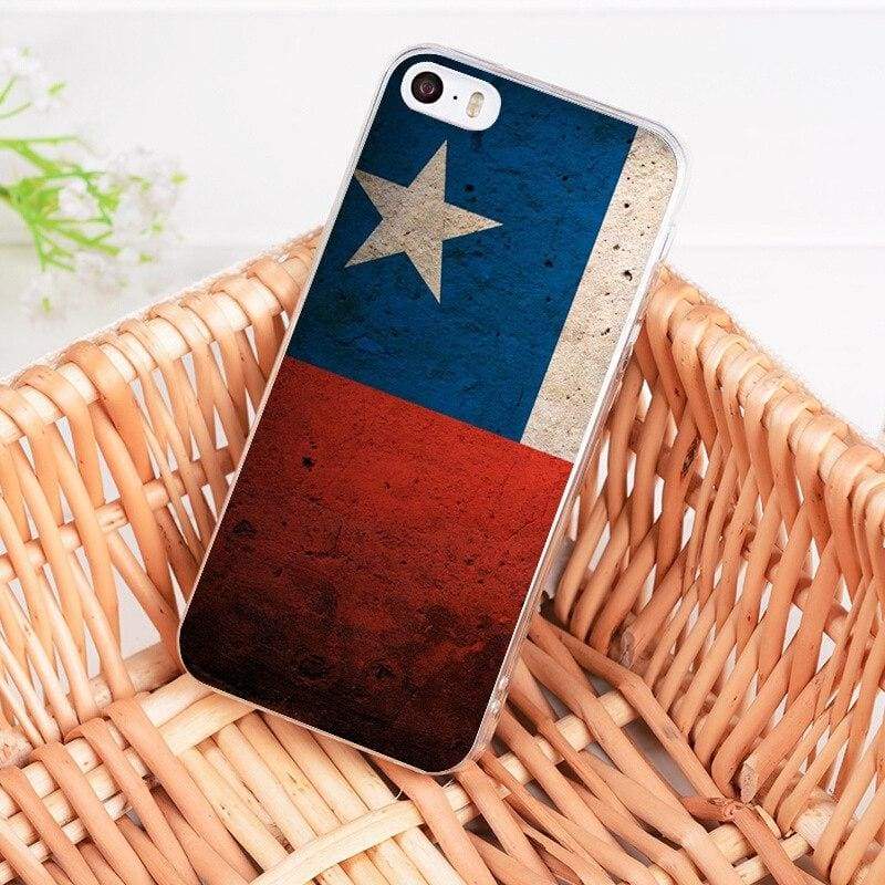Country Flag iPhone Case - 4 / For iPhone 5 5s - Half-wrapped Case