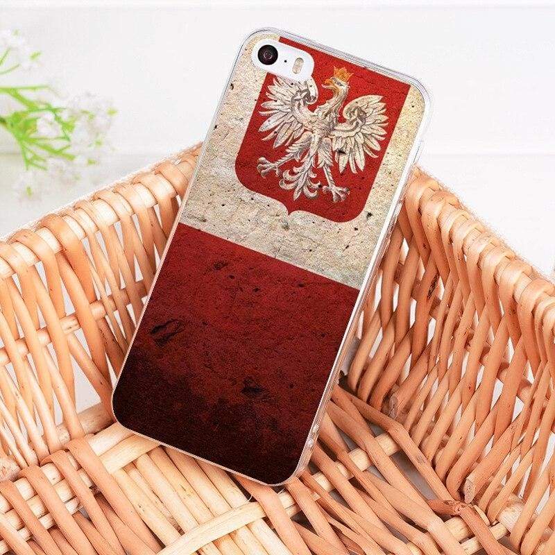 Country Flag iPhone Case - 6 / For iPhone 5 5s - Half-wrapped Case