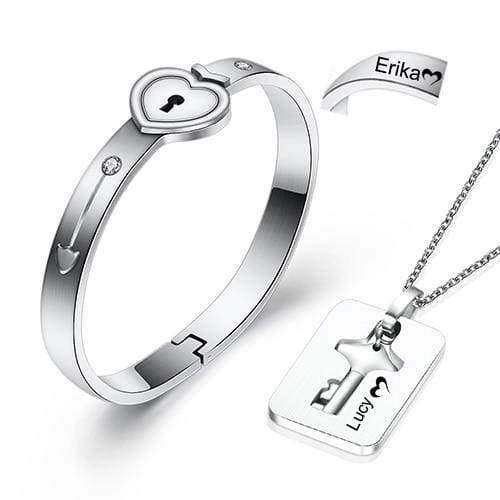 Couple Jewelry Sets For Lovers Just For You - customize name - Jewelry Sets