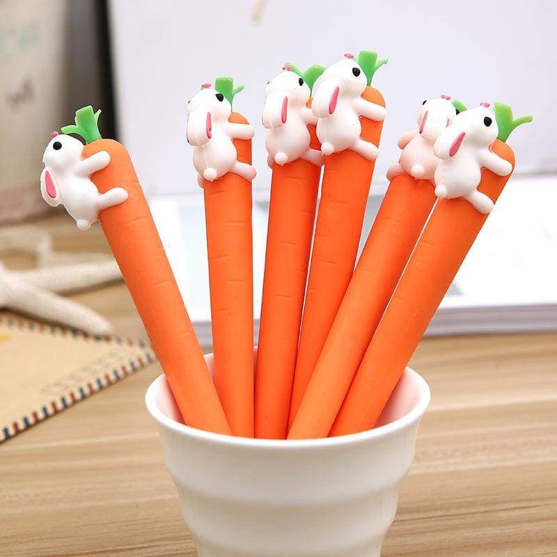 Creative Carrot Rabbit Gel Pens - Gel Pens