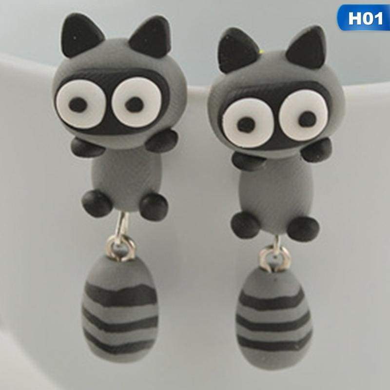 Cute Animal Earrings - H01 - Stud Earrings