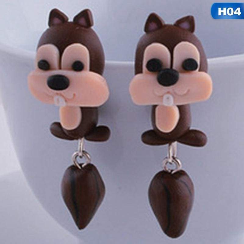 Cute Animal Earrings - H04 - Stud Earrings