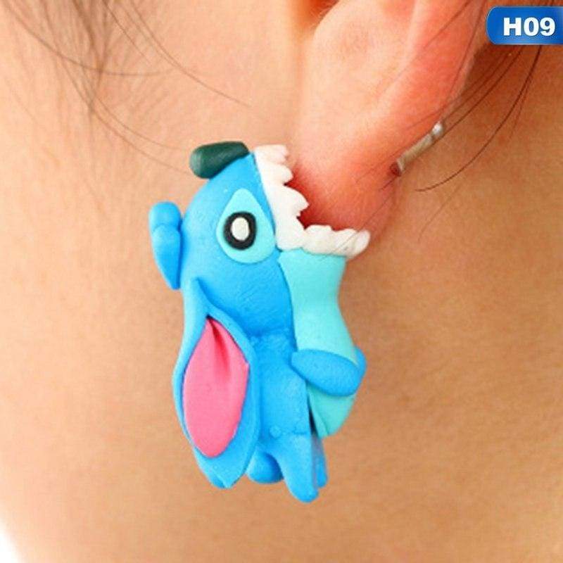 Cute Animal Earrings - H09 - Stud Earrings
